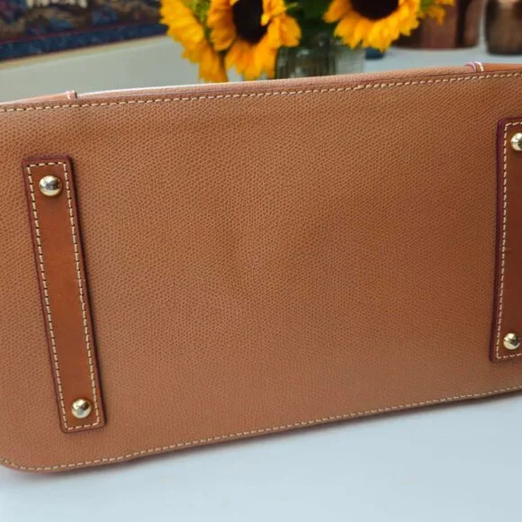 Dooney & Bourke Large Camel Shelby Shopper - Picture 3 of 12